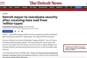 Mail Threat Alert 2020-10 Oct 14 - Detroit, MI.