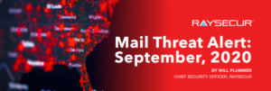 Mail threat alert - September.